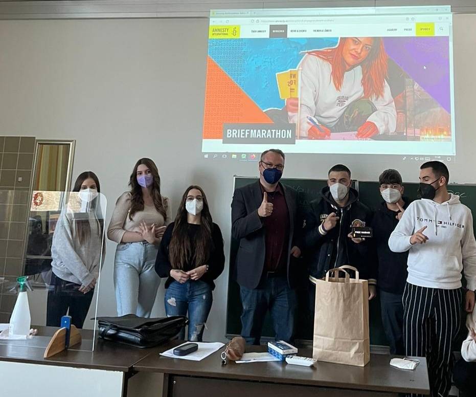 Amnesty Briefmarathon an der BHAS/BHAK Judenburg
