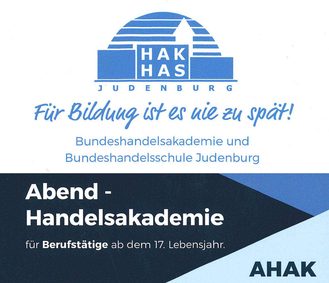 Studieren an der Abend-HAK - das wär doch was!