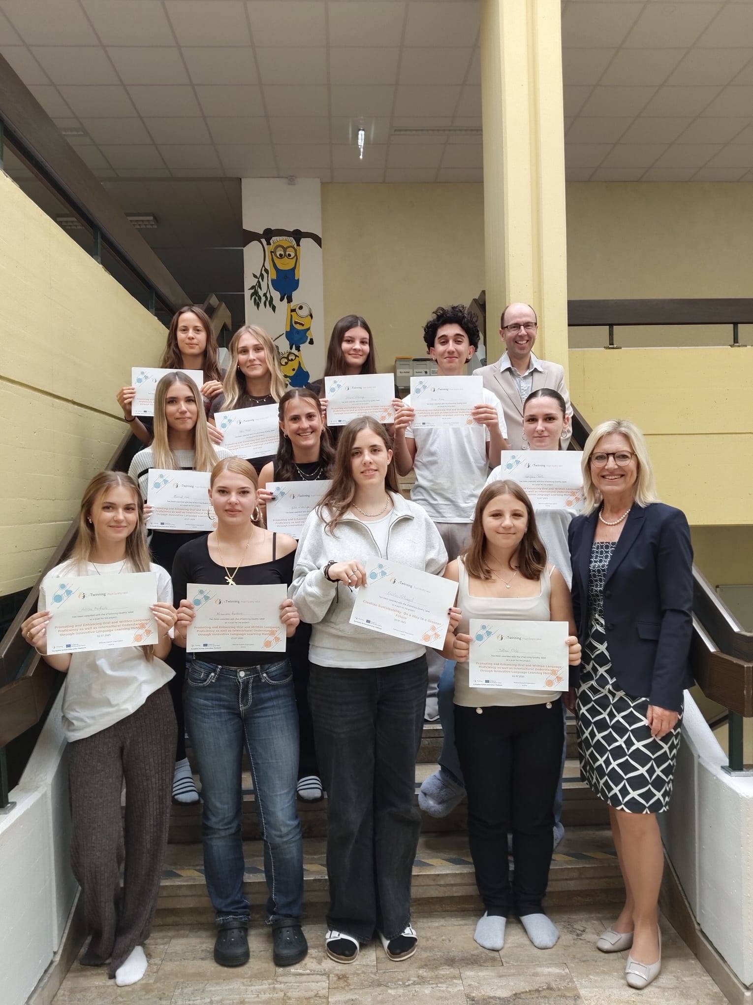 Zertifikatsübergabe eTwinning