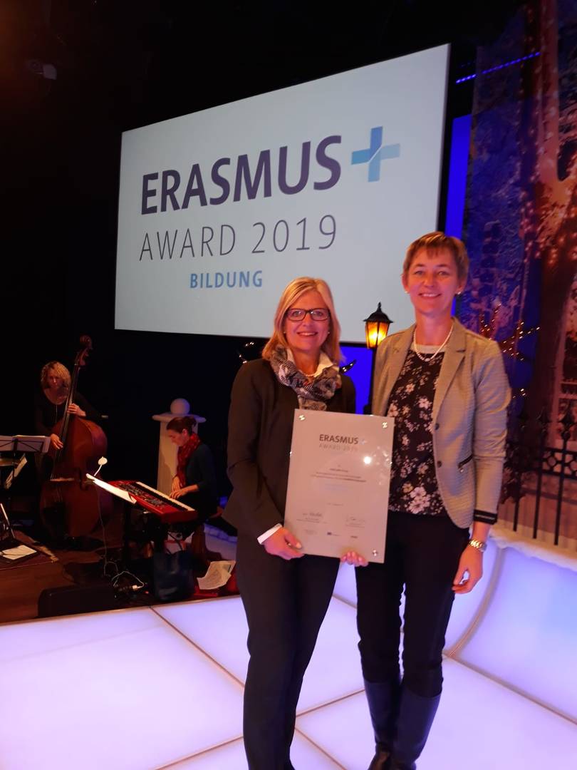 Verleihung des ERASMUS +AWARD 2019 für die HAK Judenburg