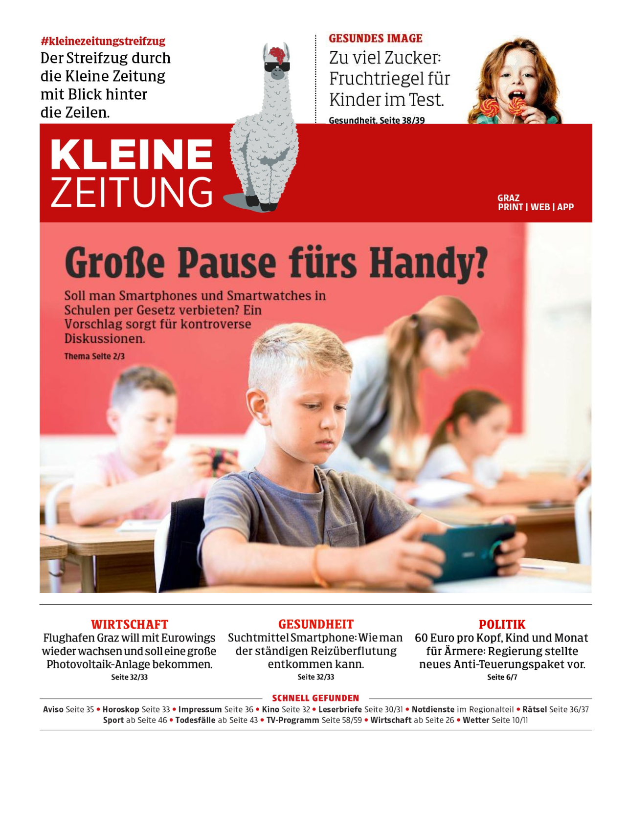 Ein Blick hinter die Kulissen: Die 2. Klassen der BHAK Judenburg bei der Kleinen Zeitung