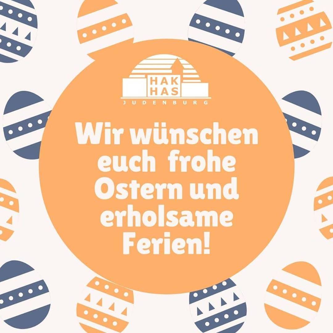 Frohe Ostern und erholsame Ferien!