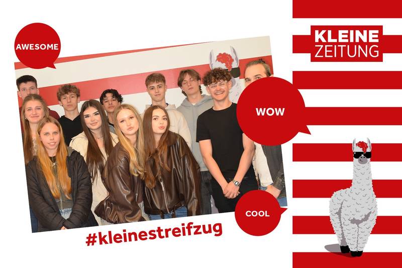 Ein Blick hinter die Kulissen: Die 2. Klassen der BHAK Judenburg bei der Kleinen Zeitung